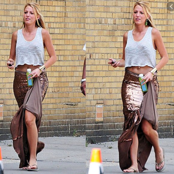 Haute Hippie Mermaid Maxi Skirt Size S - Picture 13 of 13